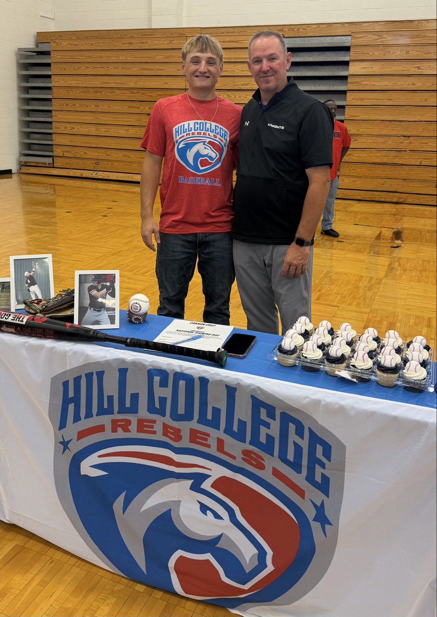 Randy_Culp's tweet photo. Super Proud!!!! Cannon headed to Hill College for the next chapter in his baseball career. Hard Work Pays Off!!! https://t.co/KEt103eeWB