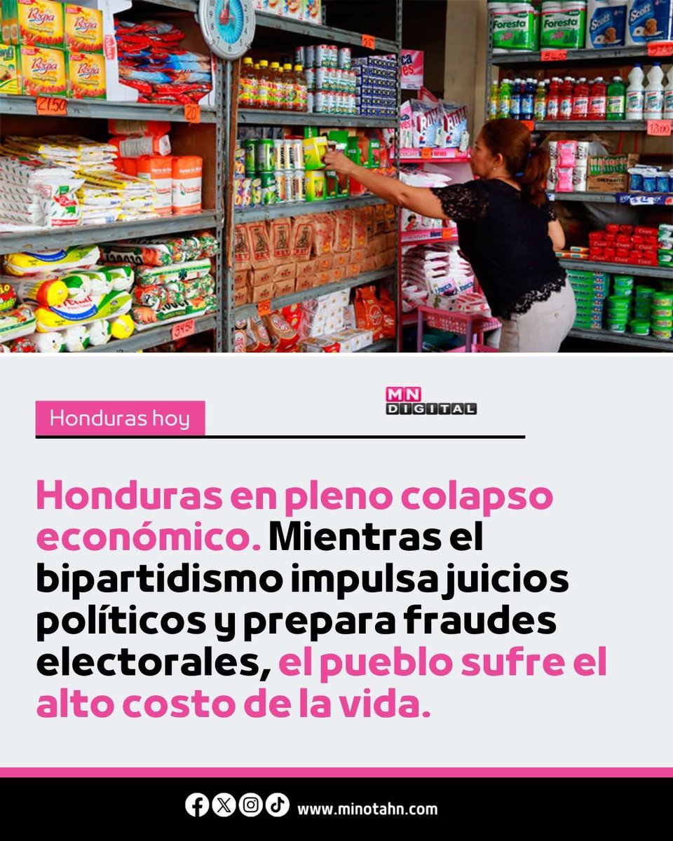 Minotahn's tweet photo. El bipartidismo vive una profunda desconexión: mientras sus prioridades son los juicios políticos y los fraudes electorales, el pueblo sufre las consecuencias de lo votado en noviembre: alto costo de la canasta básica, combustibles por las nubes y trancazos a la economía familiar https://t.co/116TD6R6ls