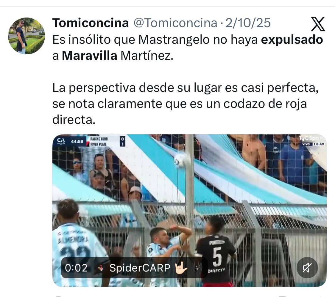 desquicio1889's tweet photo. Una costumbre para el 9 de Racing el juego brusco imprudente y violento.

CENTRAL VA 💛💙 https://t.co/QBFmqQsd9n