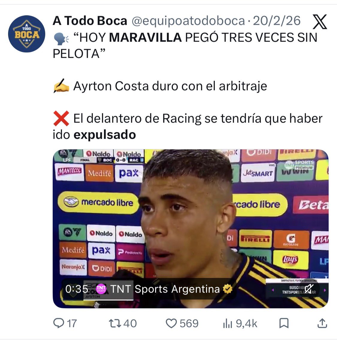 desquicio1889's tweet photo. Una costumbre para el 9 de Racing el juego brusco imprudente y violento.

CENTRAL VA 💛💙 https://t.co/QBFmqQsd9n