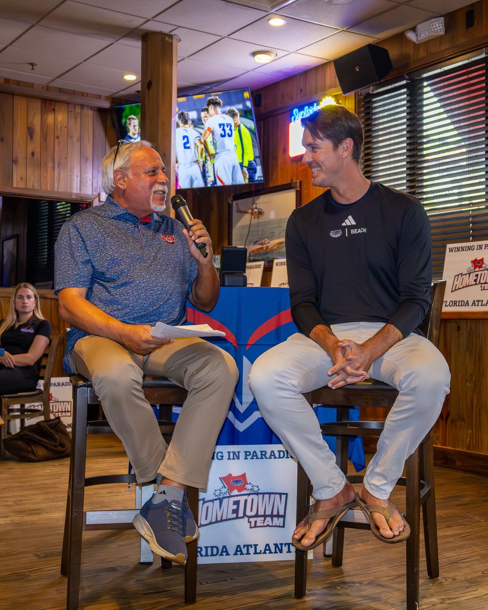 FAUBeachVB's tweet photo. Great evening in Coral Springs closing out the Hometown Team Tour!

#WIP🏝️ https://t.co/7l6oqAxHh1