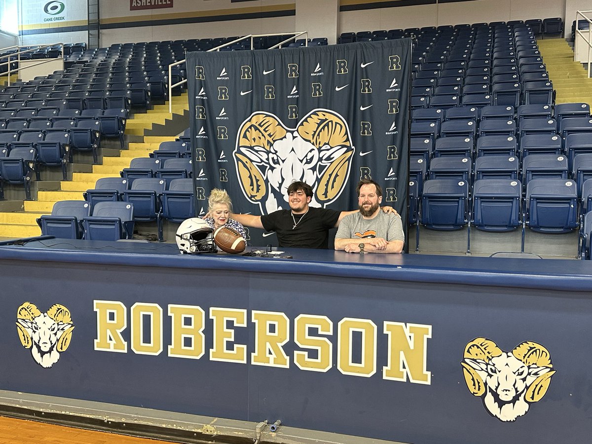 TCRRamsFB's tweet photo. Congratulations to Cruz Dawkins for signing his letter of intent to play football at Tusculum University today! We are proud of this young man for this phenomenal accomplishment! Go Rams! #CTM 

@Chris_Womack @EvanGerike @AthleticsTcr https://t.co/84fO7MoCWI