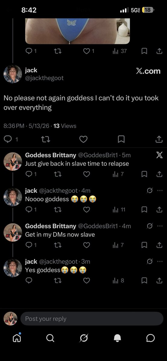 GoddesBrit1's tweet photo. It’s just too easy when you are a perfect goddess #findom #kidslox https://t.co/kUFtN6VVIW