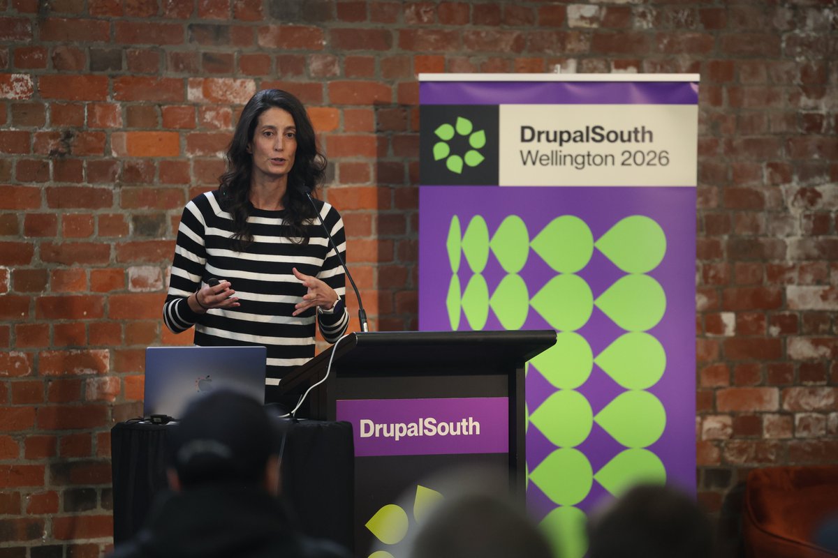 DrupalSouth's tweet photo. How is Day 2 half gone already? 🤯
We’re having too much fun at the Harbourside Venue.

Huge cheers to Karl for being the fastest lens in the South - check out the latest Day 2 snapshots! 📸👇

#OpenSource
#DrupalCMS
#Drupal
#Drupal12
#WebDev
#TechConference
#DrupalSouth https://t.co/ffPq2nHBrU