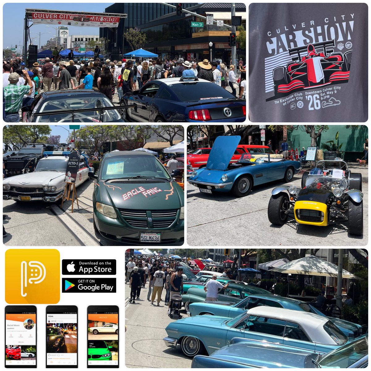pedaltheapp's tweet photo. 🔶 Culver City Car Show ~ 2026
🔶 See more on PEDAL ~ Free in App Stores

#culvercitycarshow #dtculvercity #fordmustang #ghostbusters #ecto1 #eaglefang #cosworth #sony #picturecar #gm #generalmotors #jdm #generalmotors #carshow #classiccars #exoticcars #musclecars #pedaltheapp https://t.co/dFjsRh94D2
