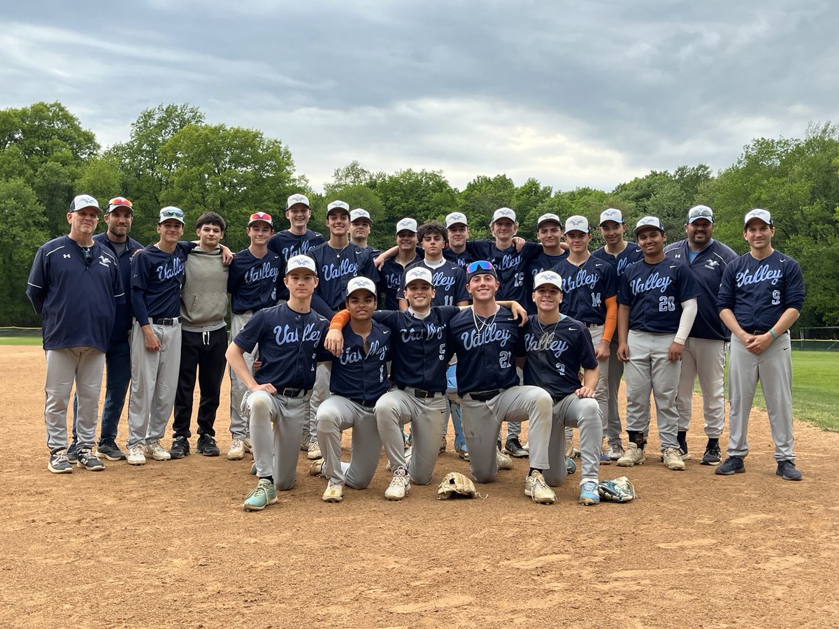 wvalleybaseball's tweet photo. With a 12-4 win over Passaic Valley, Wayne Valley clinches a share of the Big North Independence Division Championship. This is the 7th Division Championship for Coach Hoover. https://t.co/vu7SfEkIW7