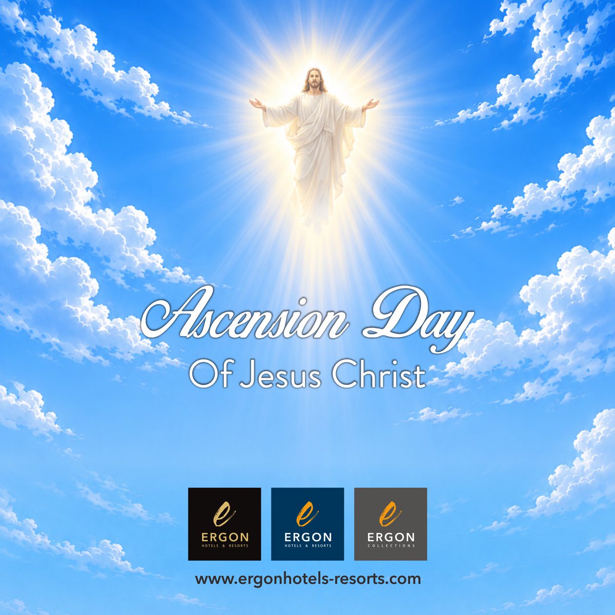 ErgonHotels's tweet photo. Selamat memperingati Hari Kenaikan Tuhan Yesus
Mari hidup dalam iman, kasih, dan pengharapan sambil menjadi saksi kasih-Nya bagi sesama
Tuhan memberkati.

https://t.co/09xjfzjQMV
Good Stay, Good Life, Good Style

#EHR #ErgonHotelsResorts #ERGON #AscensionDay #KenaikanTuhanYesus https://t.co/4b0YT1sLQQ