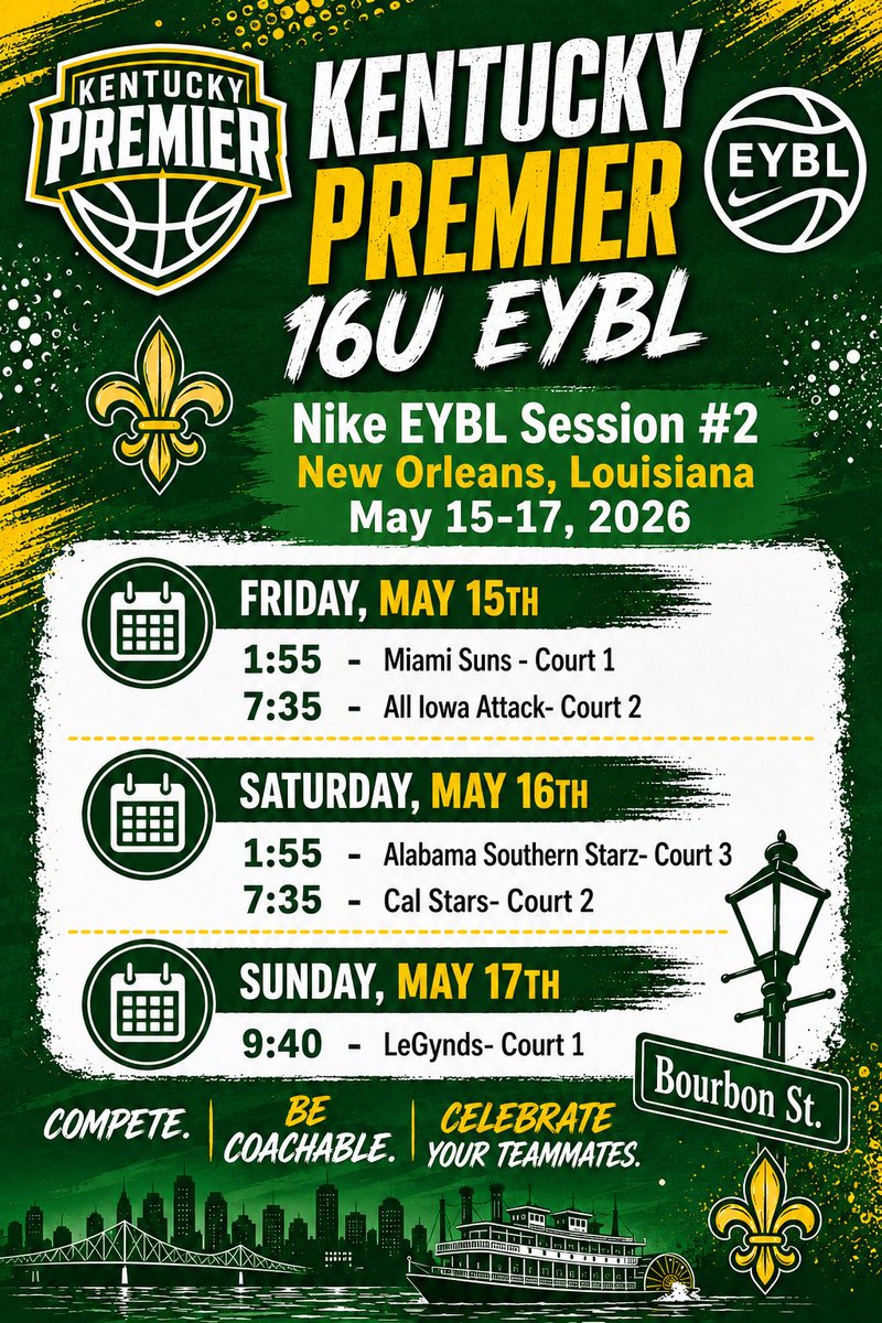HeadspethS42889's tweet photo. My schedule for this weekend in New Orleans. https://t.co/aDxrTkczhe