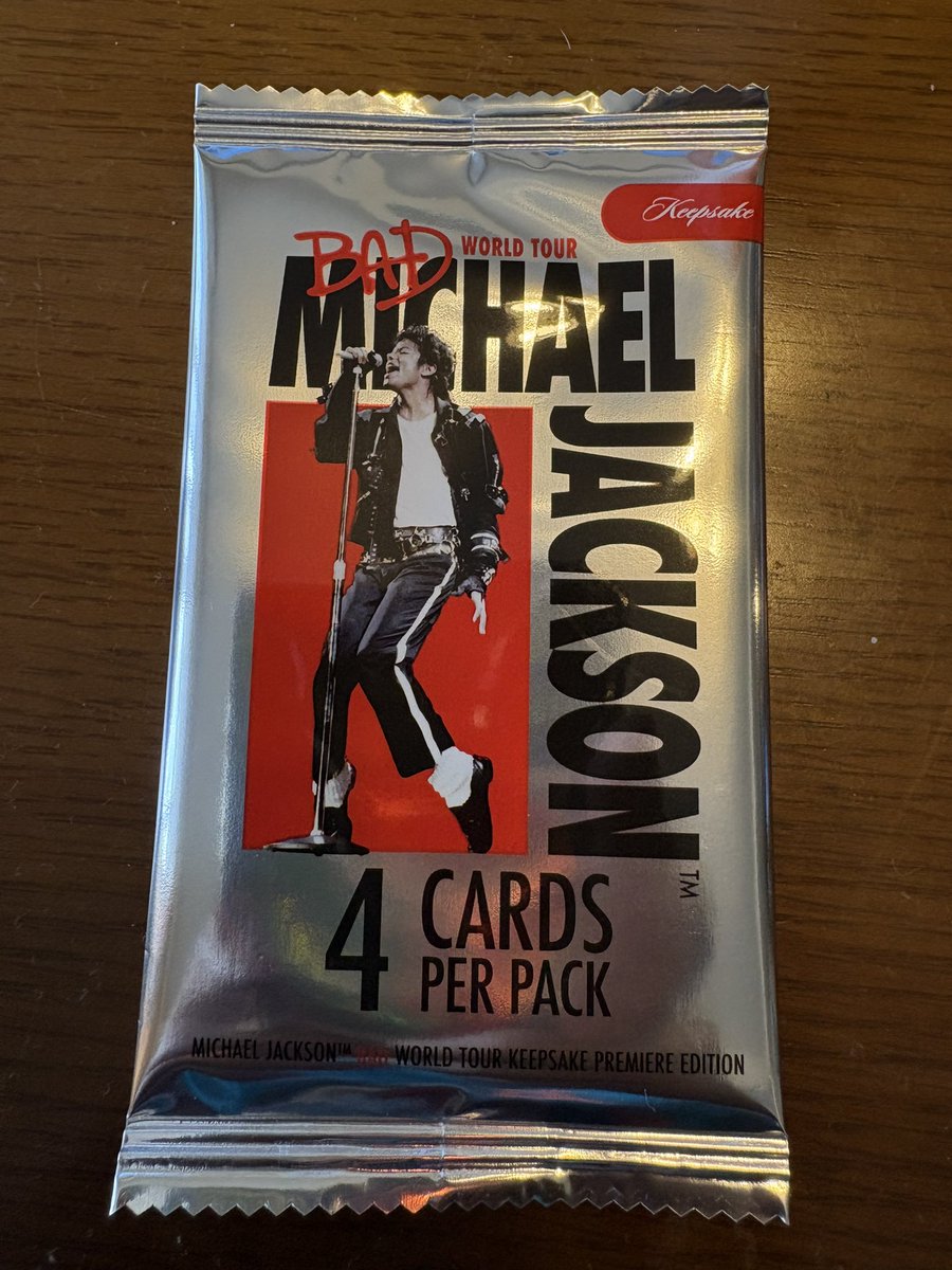 MICHAEL JACKSON‼️ マイケルジャクソンカード1パック開封‼️ 全部