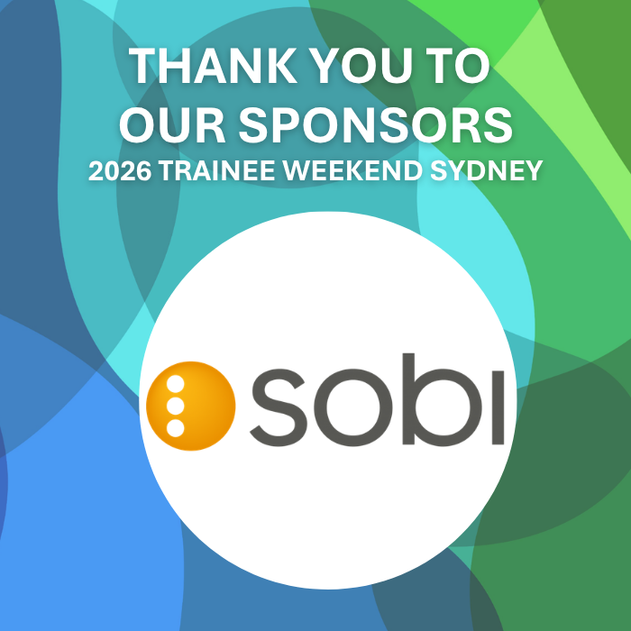 ANZSN's tweet photo. We are proud to acknowledge Sobi as a Platinum Partner of the 2026 ANZSN Trainee Weekend. Their support plays an important role in helping deliver high-quality education and meaningful opportunities for emerging leaders in nephrology. https://t.co/lct34ZJ4lD