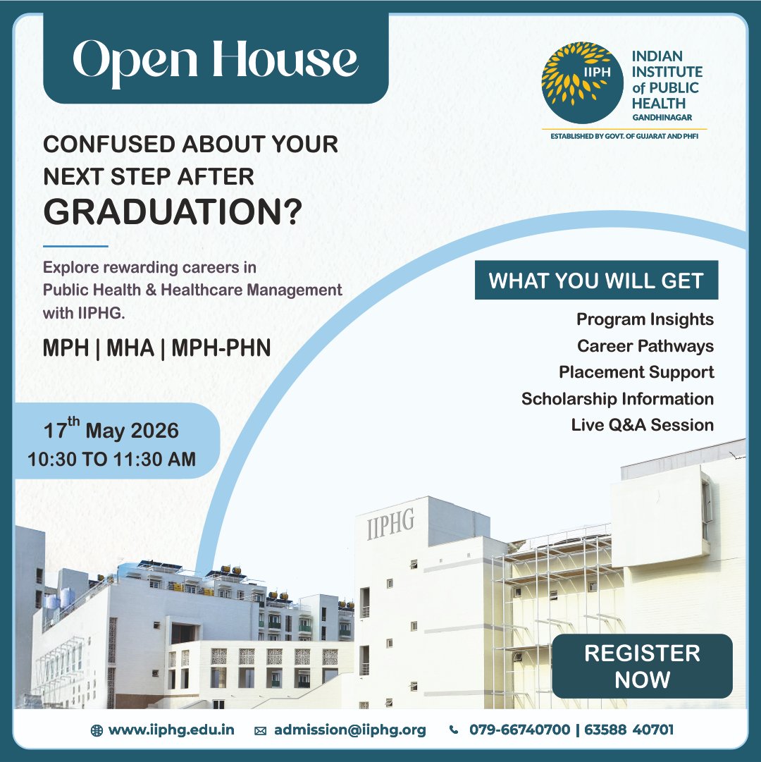 Indian Institute of Public Health Gandhinagar tweet media