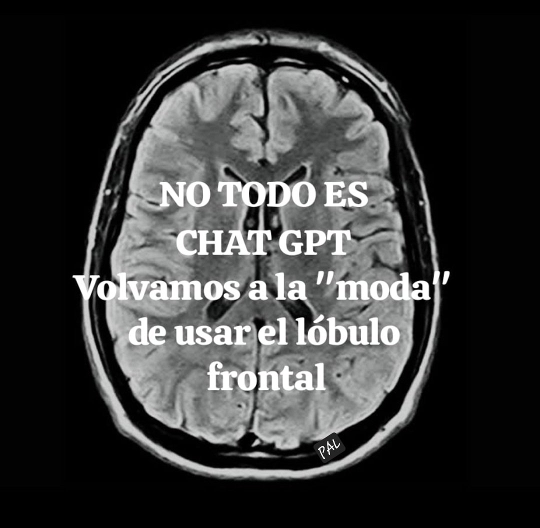 ducky_rad's tweet photo. Hoy en día,las respuestas son gratis y al instante. Pensar sigue costando.
El lóbulo frontal no se activa con copy-paste. Se activa cuando dudas, fallas y ordenas tus ideas.
No es "tecnología sí/no". Es: ¿la usas para pensar mejor o para no pensar?
#cerebro#pensamiento#IA https://t.co/8T3KH8QS3F