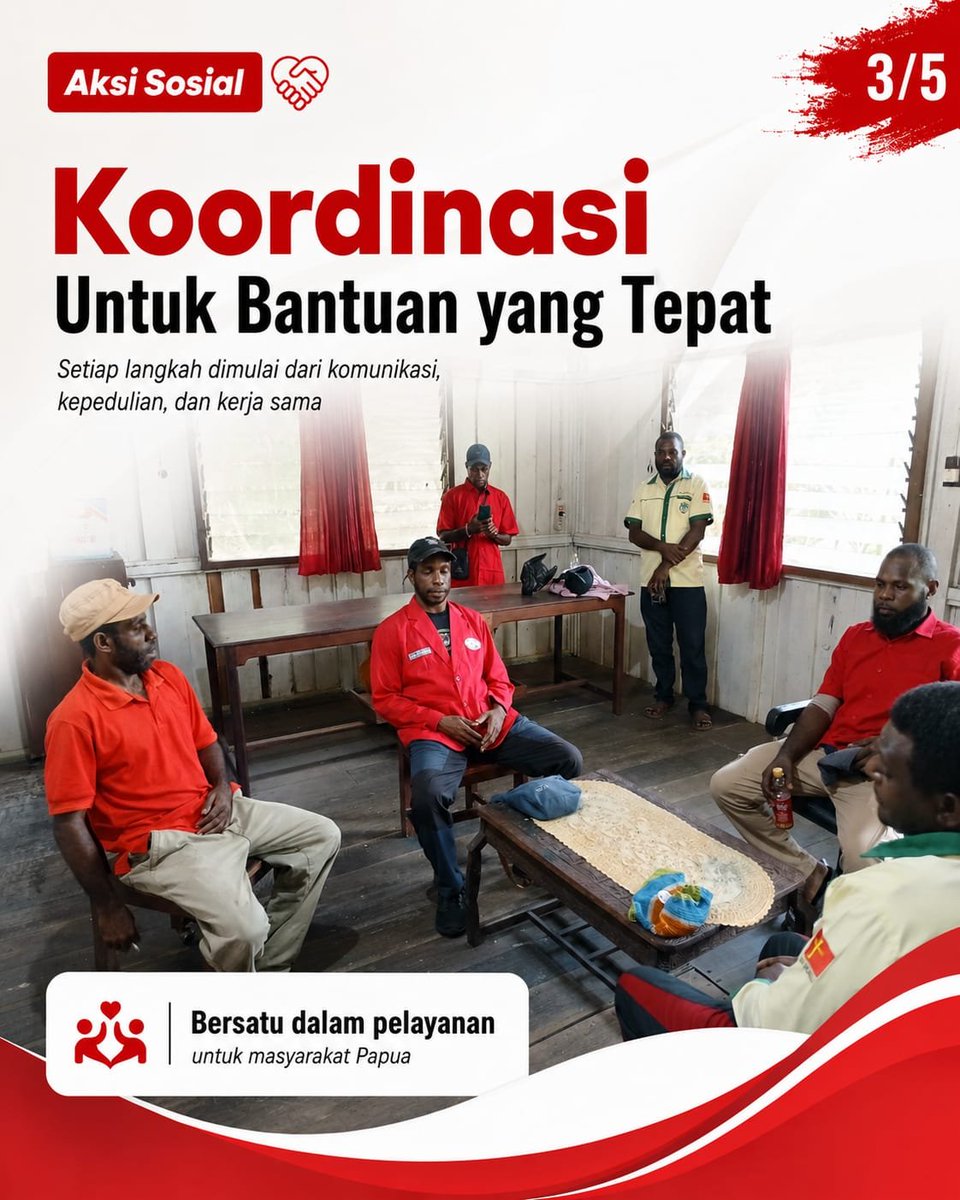 MarkusJericho2's tweet photo. Dengan kebersamaan, komunikasi, dan tindakan nyata, kita percaya Papua akan semakin kuat, aman, dan sejahtera. Mari terus jaga persaudaraan, saling mendukung, dan bergerak bersama untuk kebaikan masyarakat Papua.
#BarisanMerahPutih #BMPPapua #AksiSosial #PeduliPapua #PapuaKuat https://t.co/gEutyPAui0