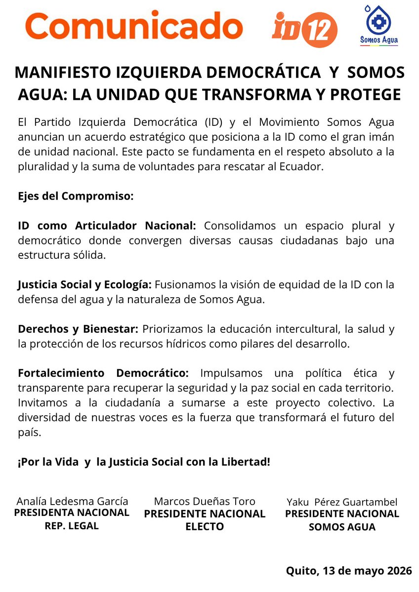 Izquierda Democrática tweet media