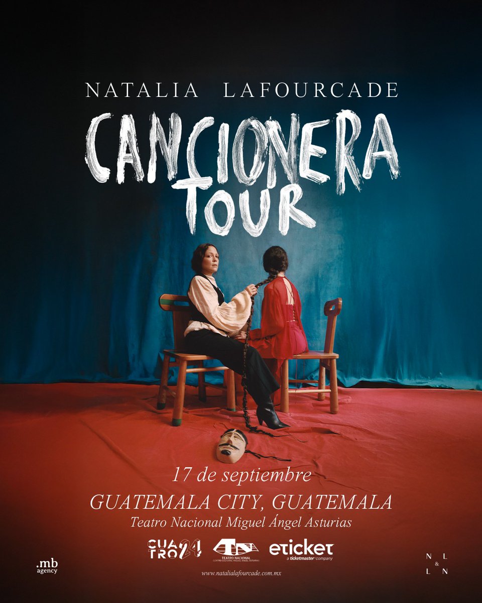 NochesVIP1's tweet photo. @natalialafourcade vuelve a Guatemala con su "Cancionera Tour"  , un evento de lujo que podrán disfrutar en la gran sala del Teatro Nacional  el próximo 17 de Septiembre 2026 a partir de las 8pm

Entradas disponibles el dia lunes 18 de Mayo a travez del sistema @eticketgt https://t.co/SOxcpVug11