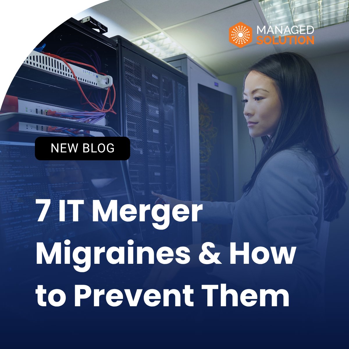 ManagedSolution's tweet photo. In today's blog we've outlined the 7 most common challenges for IT during mergers, and how leading organizations avoid them.

Dive in and learn more: https://t.co/vqNID0pQ9H https://t.co/gGqeHUIdrK