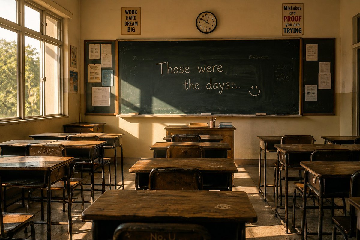 OZenyu's tweet photo. What’s that one unforgettable story from your school days that still lives rent-free in your head? 🎒📚✨ . https://t.co/bbtr4KLm7v