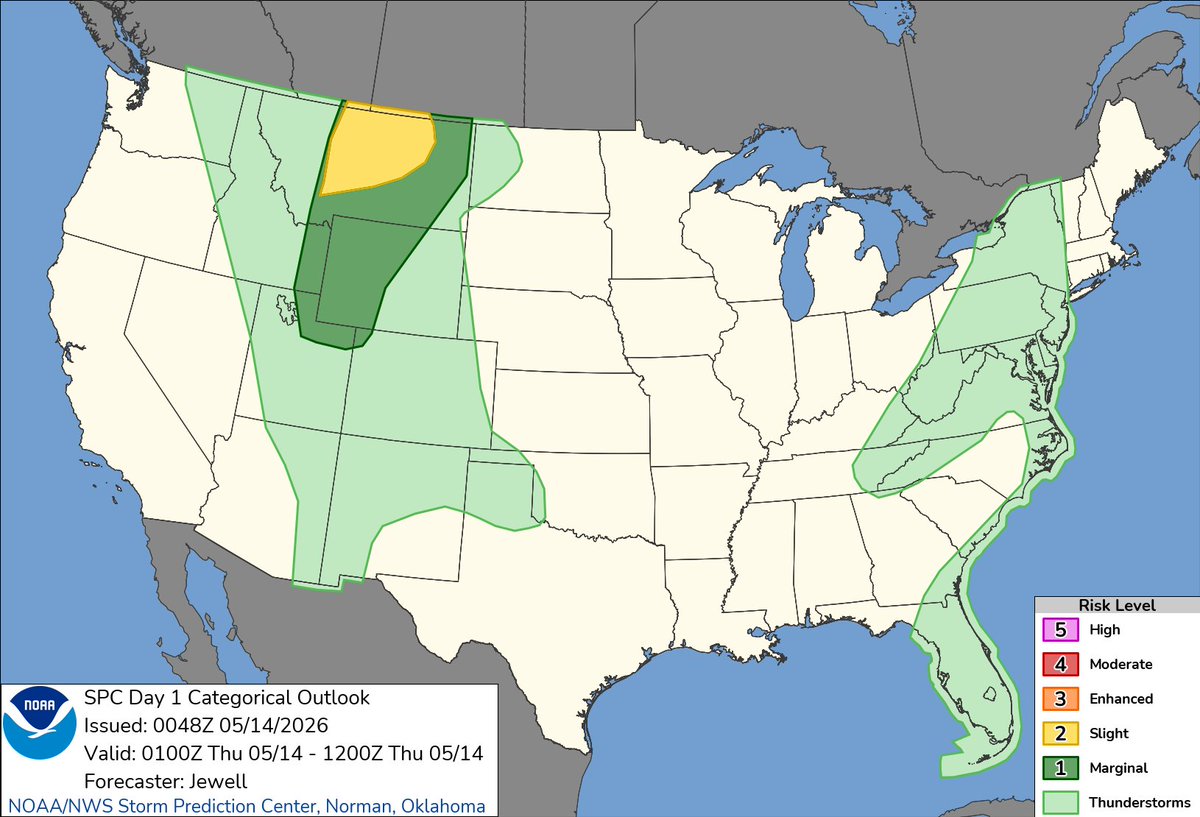 NWS Storm Prediction Center tweet media