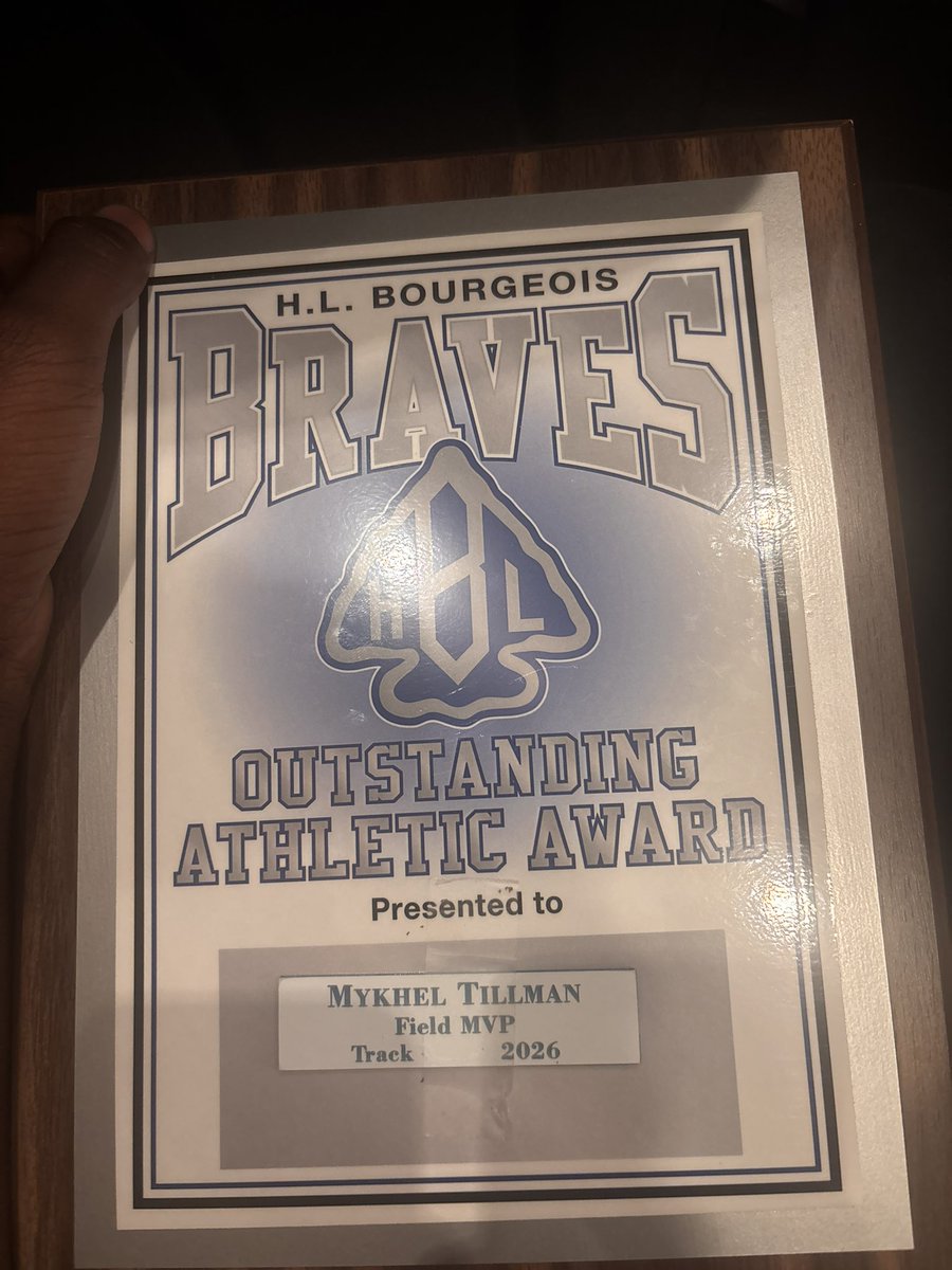 Ugc_kellz's tweet photo. Thankful to be named HL bourgeois track and field MVP for the 2026 season https://t.co/dO2f8VluuV