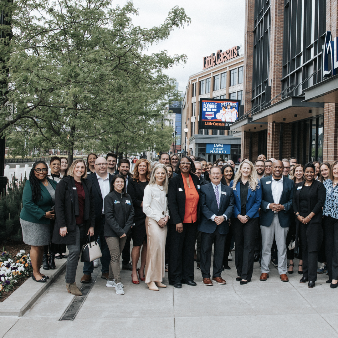 LMCU's tweet photo. The ribbon has been cut, and we’re happy to celebrate the opening of our Downtown Detroit branch with the community! Thank you to everyone who came out to welcome us. If you haven’t yet, stop by and meet the team at 2715 Woodward Ave! https://t.co/BlH9jiV29H