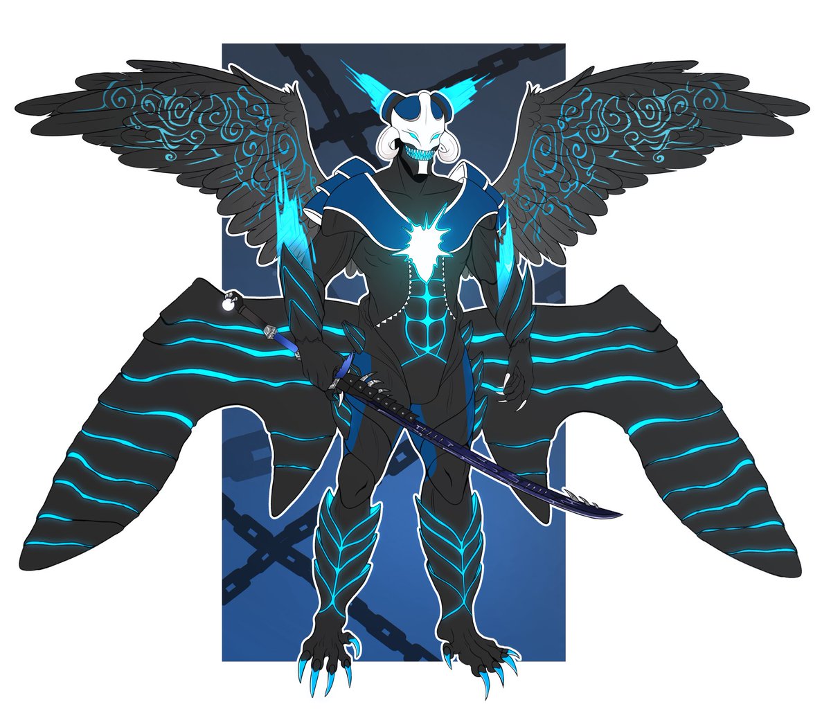 CyberSnoWolf's tweet photo. Also shoutout to @Nagyszy for drawing their Sin Devil Triggers. https://t.co/4QxyDnYUs8