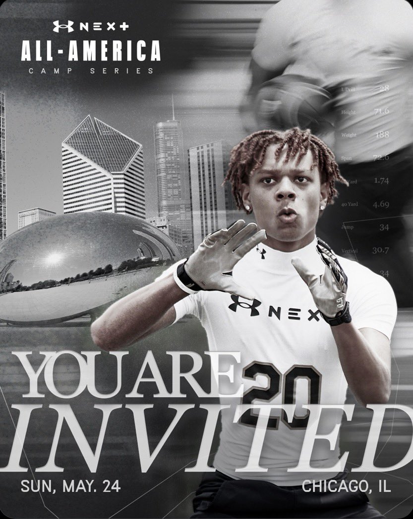 rasmus_haines's tweet photo. Thank you @CraigHaubert for inviting me to come down to Illinois this weekend! Can’t wait to compete! 

@AIR_IT_OUT_13 
@RecruitMTFB https://t.co/q60FM21Ehn