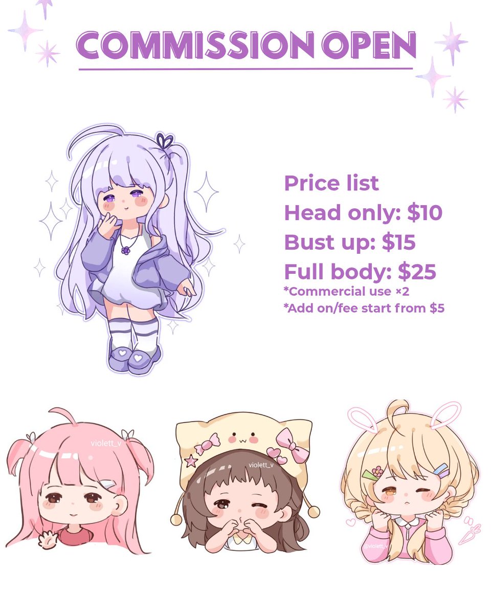 Violet || 📌comms open waitlist (1/4) tweet media