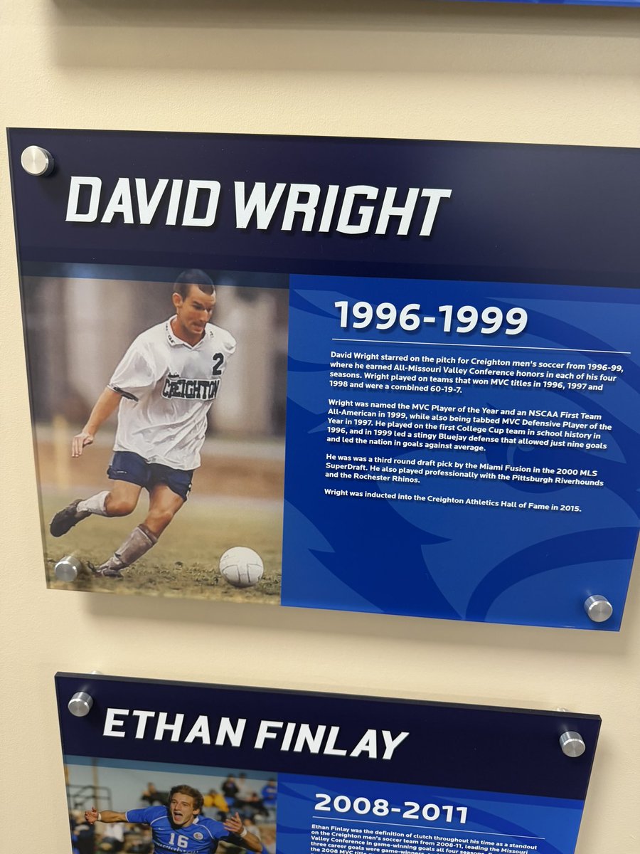 LJSSportsWagner's tweet photo. On the second level of the soccer stadium at Creighton University there’s a photo of David Wright. On Thursday he’ll coach Pius X in the state tournament for the first time as head coach:
#nebpreps story:
https://t.co/bcaya7raxJ https://t.co/1qxqSztUQH