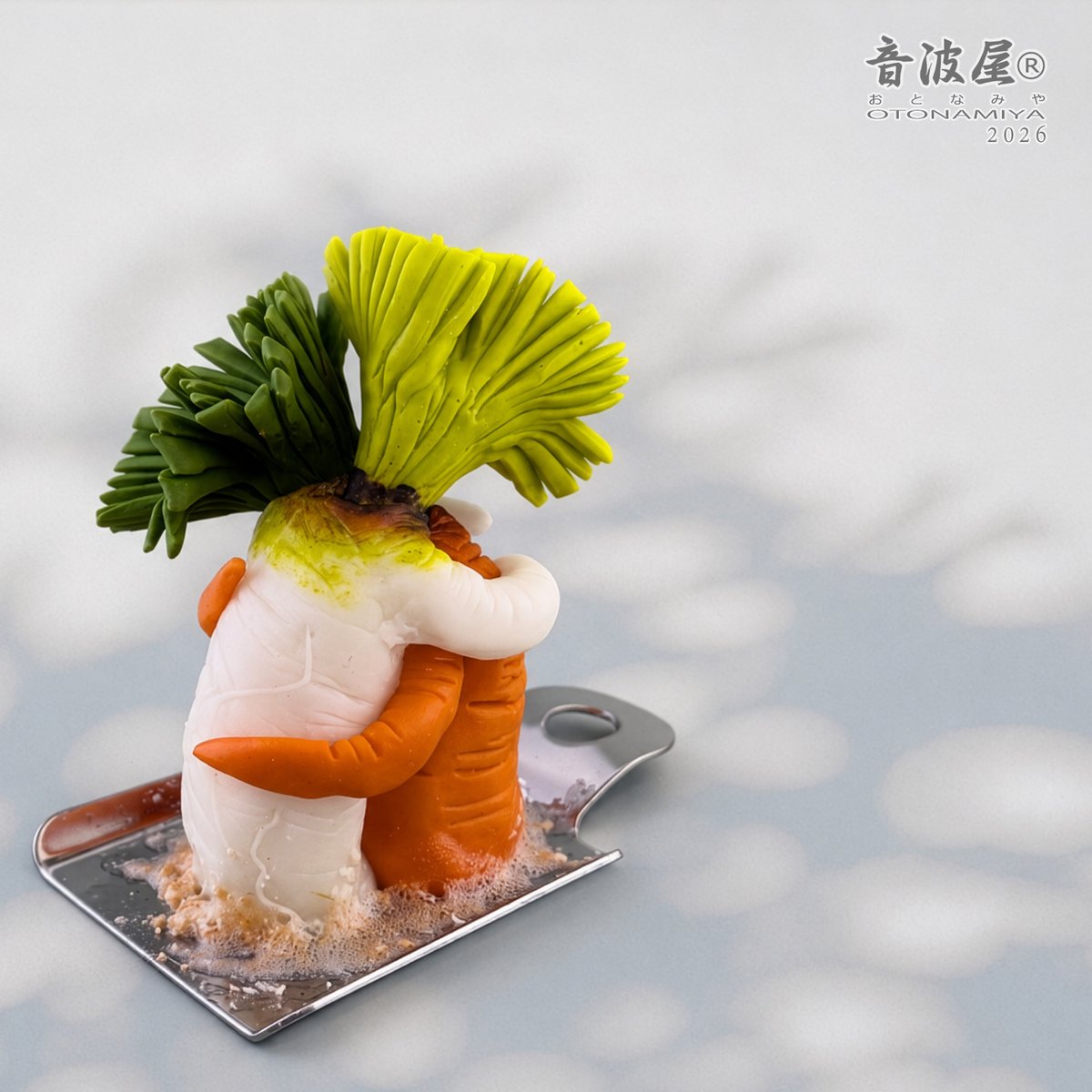 大根＆人参おろし、夫婦おろし Grated sexy radish & carrot