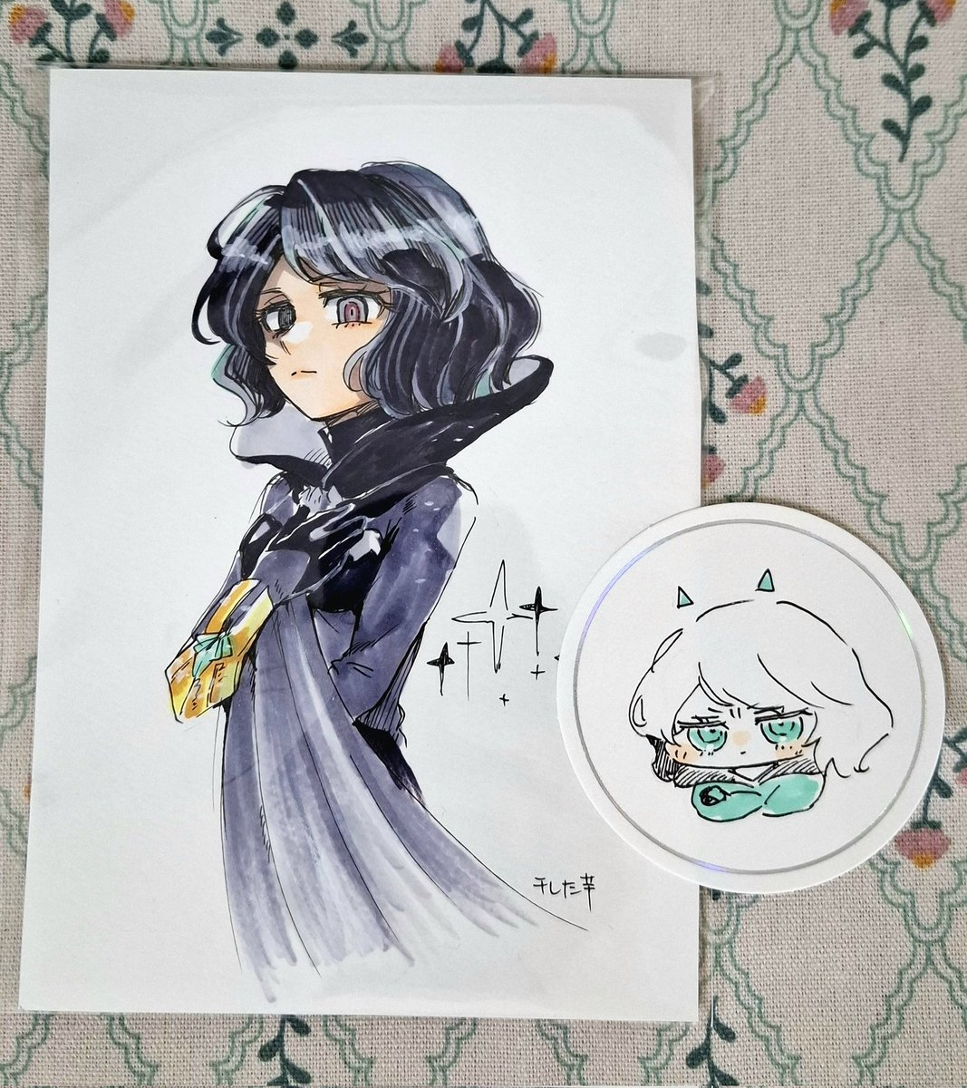 本日19時頃からミニ原画セットを販売予定です🙇‍♀️🌟