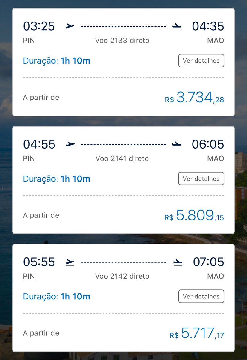 oiguidoni's tweet photo. Chocado em cristo com o valor do voo de volta de Parintins pra Manaus https://t.co/4tJOZyXDP1