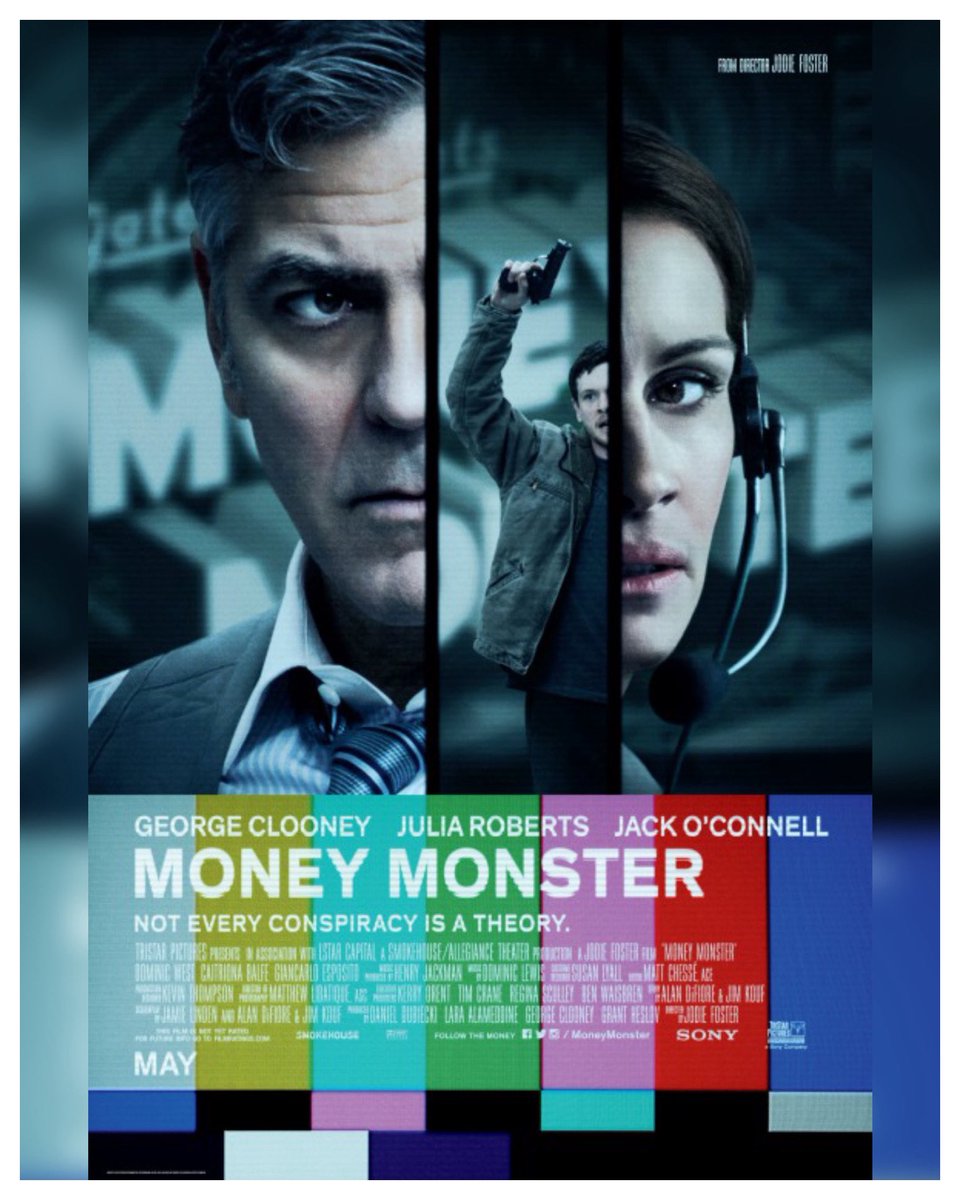 WreckLeaguePod's tweet photo. 10 Years #MoneyMonster Starring: #GeorgeClooney #JuliaRoberts #JackOConnell #DominicWest #CaitrionaBalfe #GiancarloEsposito #ChristopherDenham #LennyVenito #ChrisBauer #EmilyMeade Directed By: #JodieFoster💲

#WreckLeaguePodcast https://t.co/iIPMMYos1T