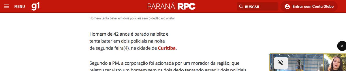 cinzagang's tweet photo. "URGENTE: Tone varumby foi parado na blitz policial e agrediu os dois policial que participava da ação, mas como está sem o dedão e o anelar, seu soco não foi considerado agressão" https://t.co/BtCtlDFtsM