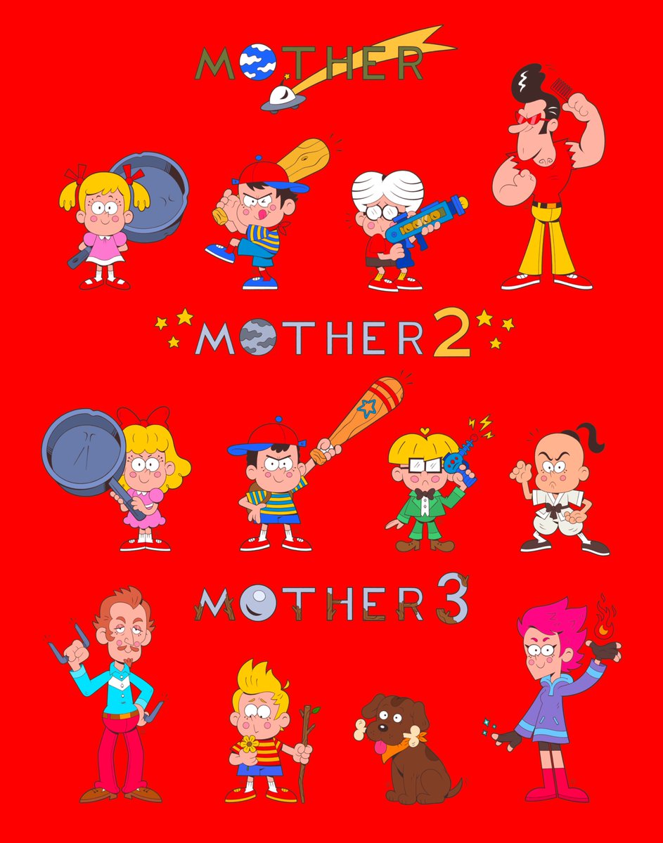 harrybuggz's tweet photo. MOTHER 1+2+3 #earthbound https://t.co/1igV7ImD2H