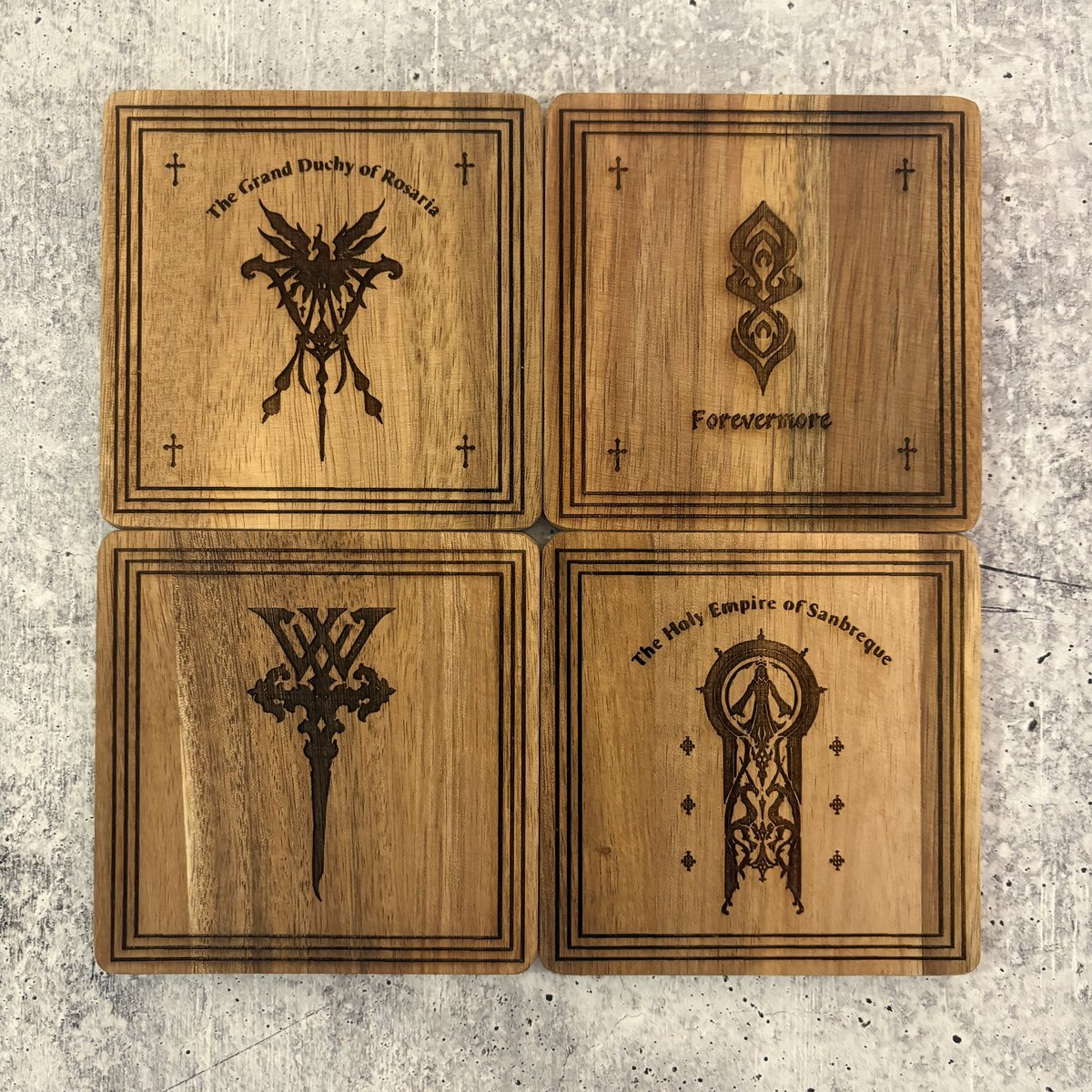 lluvia_yami's tweet photo. The Hideaway and Sanbreque coasters have been added to my store! 

Link ⬇️ 

#finalfantasyxvi #ff16 https://t.co/ZvWE2tFlwu