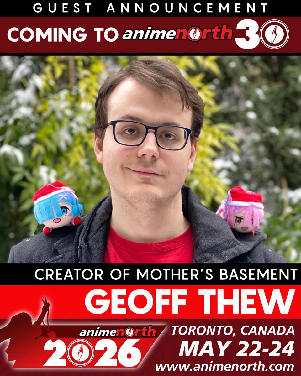 qftbpod's tweet photo. ANNOUNCEMENT 📣!! 

The party will be heading back to @anime_north!!! Everyone will be holding their own solo panels as well as quest for the best live, anime trivia, and more. 

See you in Toronto May 22nd - 24th! 🇨🇦 https://t.co/WcSmY57lpB
