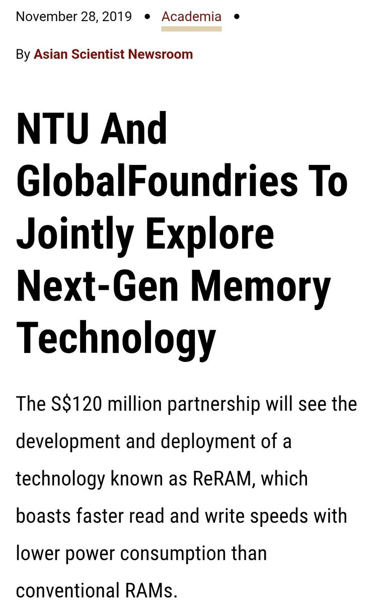 YellowStripeASX's tweet photo. $WBT $DVL 
Only #ReRam #RRAM Memory Plays in #ASX

$WBT 12% UP⏫💥
$1200M MC

$DVL Way Undervalued at just $48M MC

Advanced #RRAM Tech from @NTUsg spent over S$120M over 5years

Last Jan $DVL Collaborated with WORLD LEADING RESEARCH INSTITUTE #ITRI to Develop  Next-Generation 22-nm #RRAM Tech⏪

It was #ITRI THAT LAID THE FOUNDATION FOR TAIWAN’S ENTIRE SEMICONDUCTOR INDUSTRY in the 1970s and 80s by acting as an incubator and then spinning off giants like #UMC (1980) & #TSMC (1987) – today two of the world’s largest chip manufacturers.