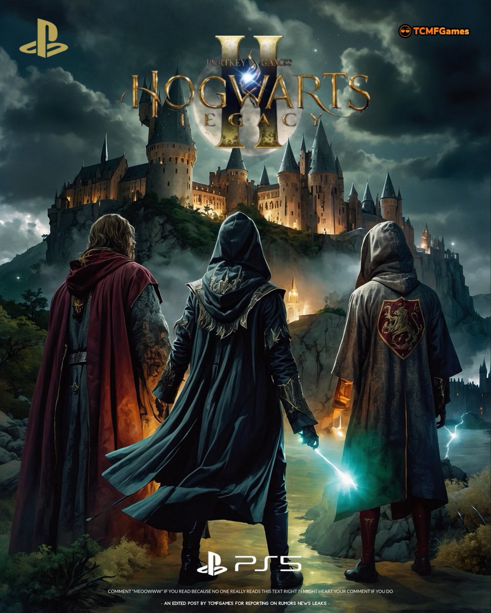 TCMF2's tweet photo. Hogwarts Legacy 2 Multiplayer 

▫️Hogwarts Legacy 2 could be launching in 2027 with WB teasing return to big franchise in 27/8 
▫️ Avalanche Software had a job listing last year for a Senior Software Engineer 
▫️The role mentioned online multiplayer RPG 
▫️ The role focused on backend infrastructure including player data matchmaking lobbies and servers
▫️ This seems to hint at MP being a thing Hogwarts Legacy 2 which is a feature people have been asking for after the first game 
▫️Quidditch multiplayer would be a highlight with matchmaking 

- playstation | ps5 pro | ps5Themes