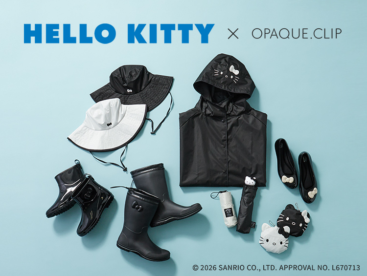 OPAQUECLIP's tweet photo. 雨の日も楽しくなる【HELLO KITTY】コラボレーションアイテム
https://t.co/knoQ4ZctXS 

この夏登場するのは、モノトーンを基調としたシックなレインアイテムを含むラインナップ。 雨の日のお出かけも、キュートなハローキティのアイテムと一緒に楽しく♪ https://t.co/IidF0z3ajd