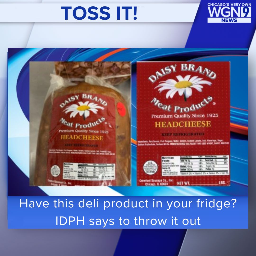 WGNNews's tweet photo. Public health officials in Illinois have issued a warning to residents after a deli product was linked to a Listeria outbreak in the state.

Read more: https://t.co/vZYqiWTXIW https://t.co/ZLLNL6hLGv