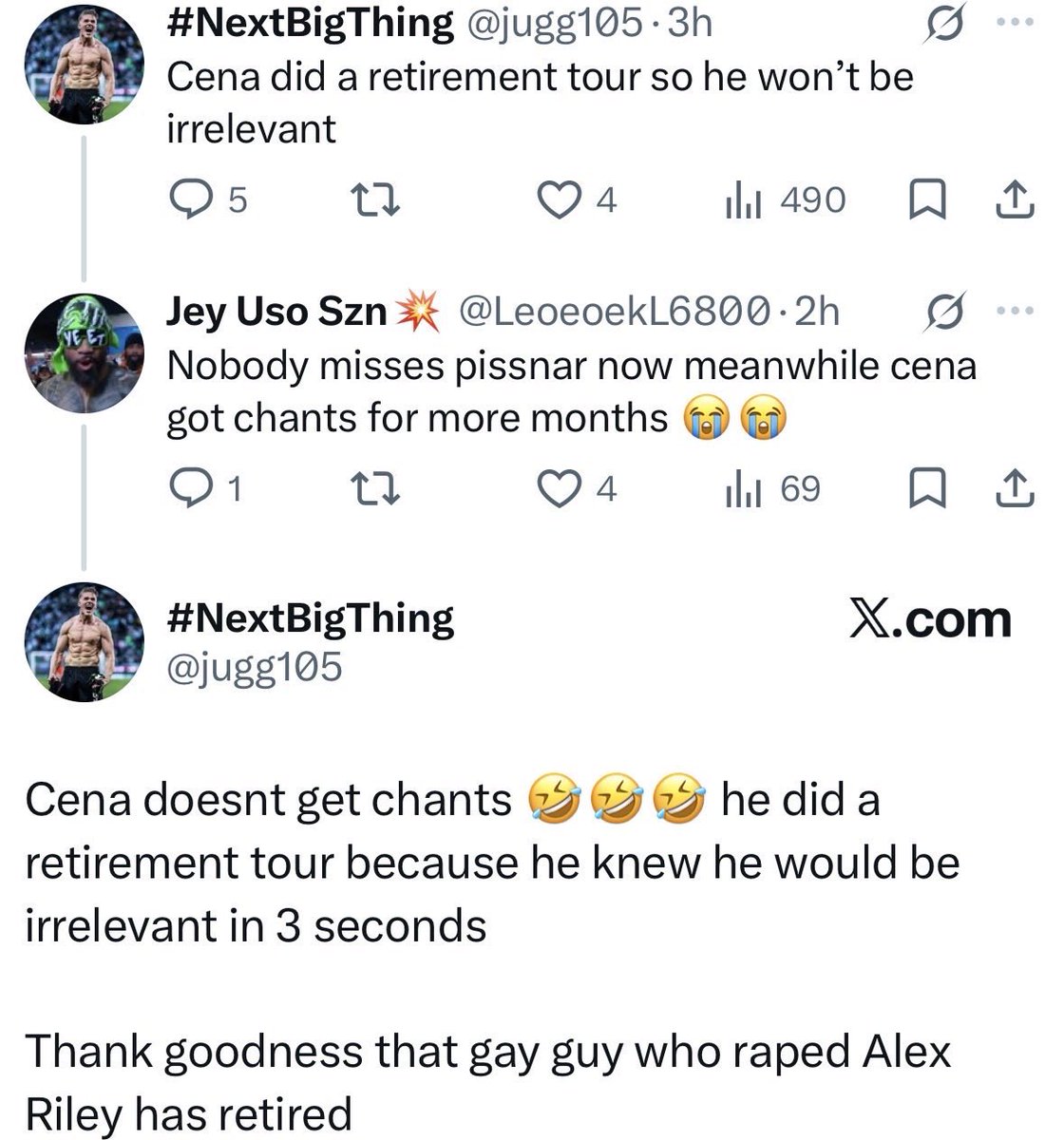 Cringe Wrestling Takes tweet media