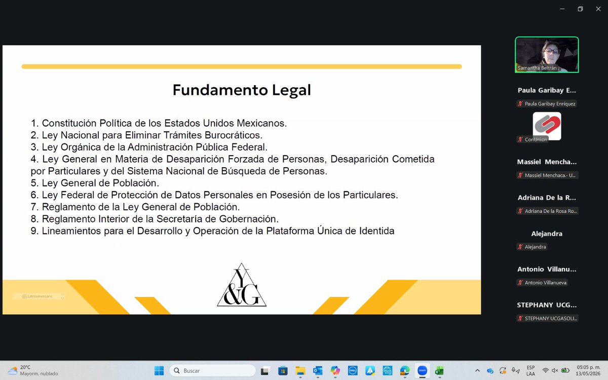 ConUnionOficial's tweet photo. Hoy impartimos nuestro webinar sobre la PUI, Plataforma Única de Identidad en colaboración con nuestros amigos de Y&amp;G Consultores. Muchas gracias a todos los participantes. https://t.co/1tzhaegepC