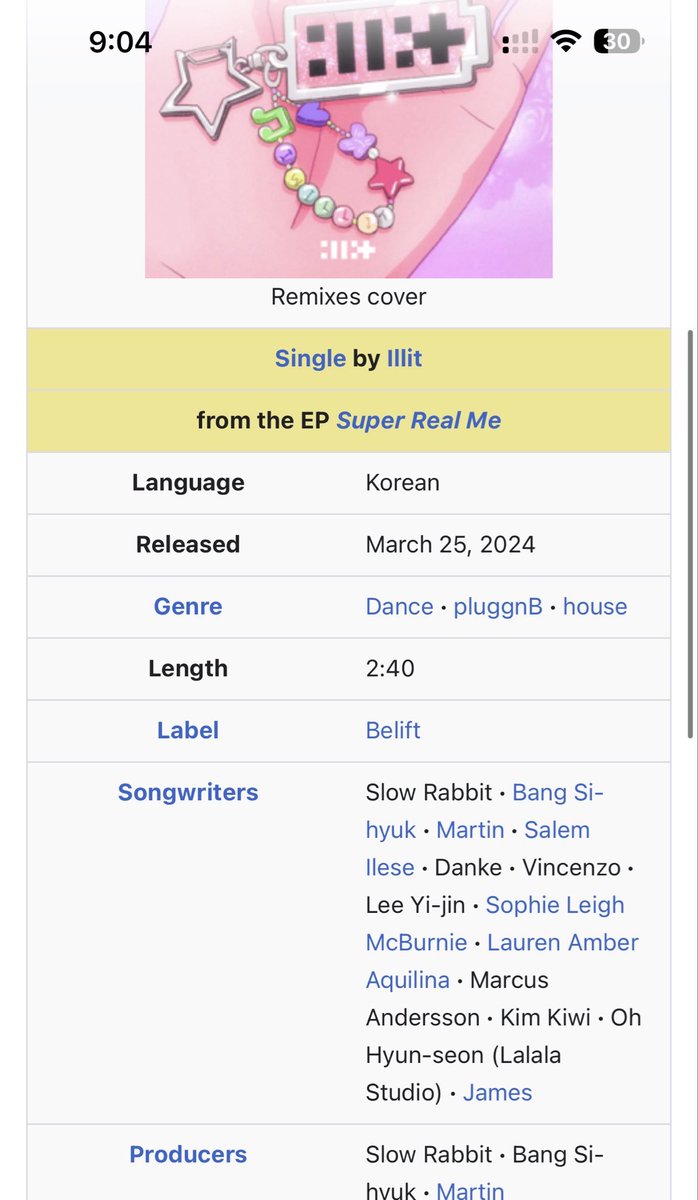 Iuachild's tweet photo. @Patrona_Leticia There are a total of 3 producers on Magentic and Martin is one of them. He is also listed as a songwriter. Hope this helps ❤️ https://t.co/fn8zuXKqvs