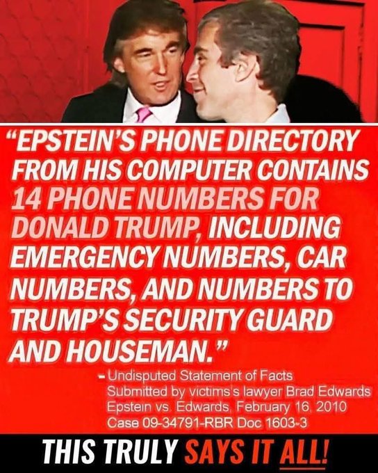 Trump was Epstein's Biggest Client tweet media