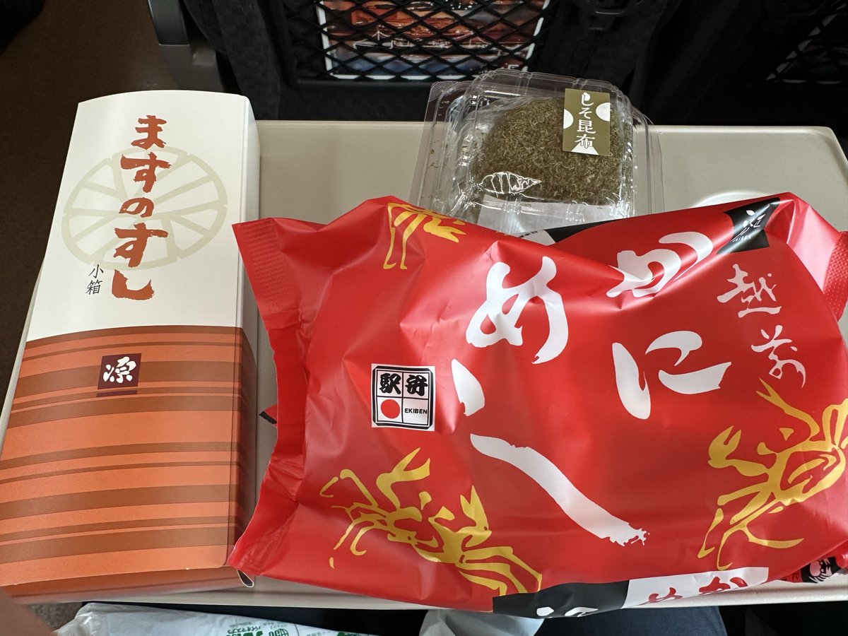 hustleK's tweet photo. さっちゃんと入れ違いで富山出張でした。
そしてタイミング良く福井で試合があったのでもう一つの仕事もこなして来ました。坂本サヨナラ300号HR見れて感動🥺

帰りはさっちゃんのインスタストーリーに寄せた駅弁🍱買ったけど、量多過ぎで今日いっぱい掛けて食べます🤤
#さち味
#さち味ジャイアンツ部隊 https://t.co/CdQD5defBW