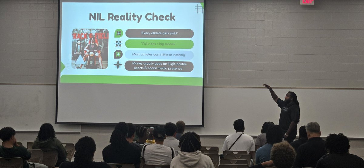 MCRamFootball's tweet photo. Thank you to everyone who attended #CreekMayde Recruiting Coordinator @CoachWilson06’s presentation on the college recruiting process, tonight!

We hope you learned a thing or two and feel better informed going forward in your, or your child’s, potential journey as a prospect! https://t.co/GUqSpaq3Wr