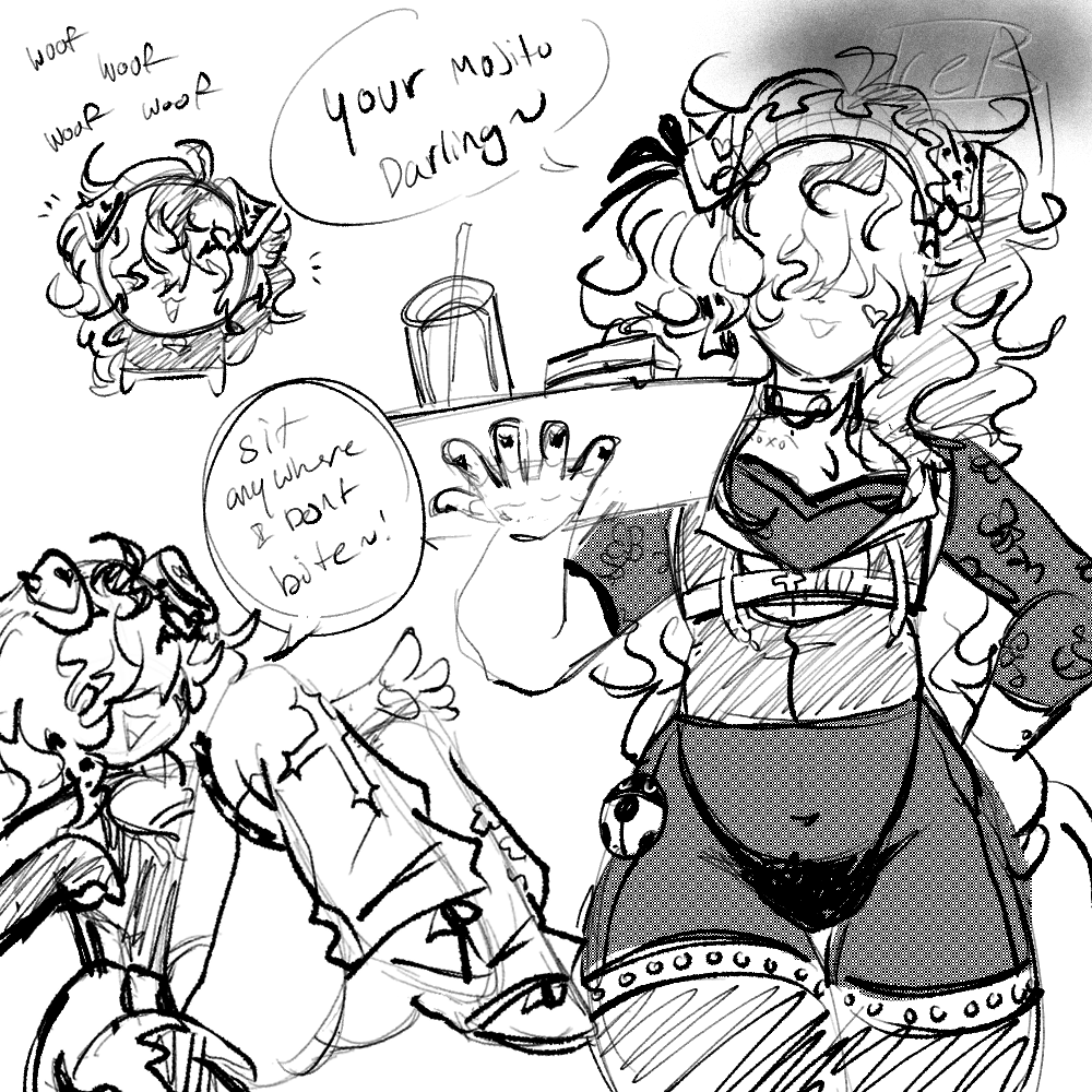 IceBreakerHere's tweet photo. Just a art dump of my recent comms^^ service is silly doodles on VGen $1 #VGenComm #VGen https://t.co/IbgvmtgFR0