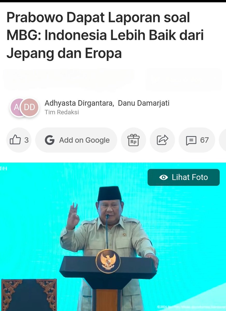 taufik_q's tweet photo. Berhentilah sibuk bandingkan diri dg negara maju demi validasi. Selama pengawasan SPPG blm bisa jamin zero-accident alias nol kasus keracunan, klaim keberhasilan ini cuma omong kosong yg bs korbankan kesehatan anak² lbh banyak lagi, Pak. 
Di Jepang (Shokuiku)/ Eropah, ada 1 aja kasus keracunan makanan di sekolah, bakal jd skandal nasional, Pak. Dapurnya disegel n sistemnya dirombak total. Di kita? Puluhan ribu anak jadi korban, tapi malah dipakai buat bahan pamer statistik di podium. Parah! Jangan telan bgt saja laporan ABS itu pak. Bangunlah cepat dari mimpi tidur siang itu pak. 😄