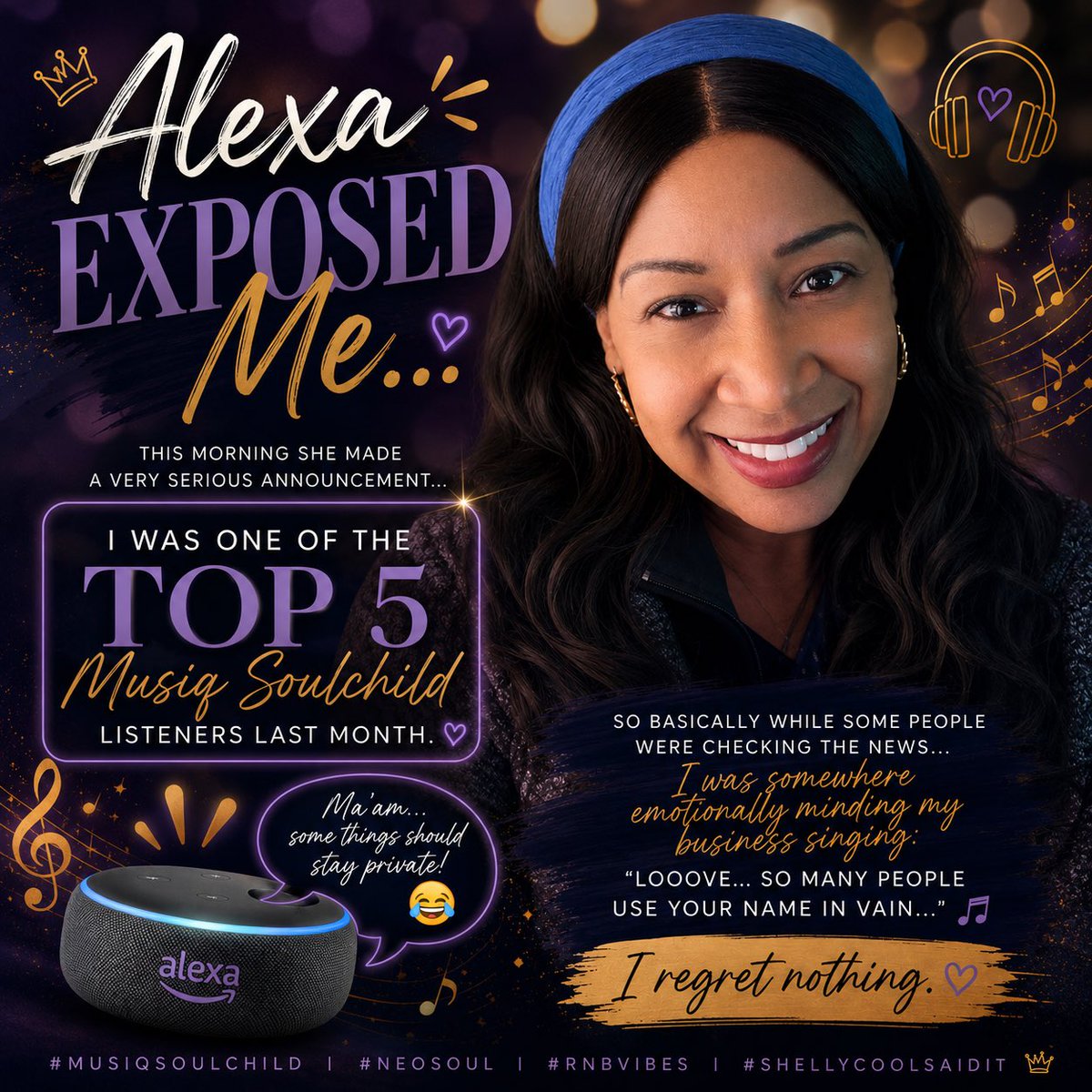 ShellyCoolSingr's tweet photo. All in one month I speak to someone that I just met who lived in Philly about Musiq Soulchild later that evening and after party he shows up and he sings. Then when I get up in the morning, I get a surprise announcement from Alexa . #musiqsouldchild #musiq  #music https://t.co/sh8wYWjwP5