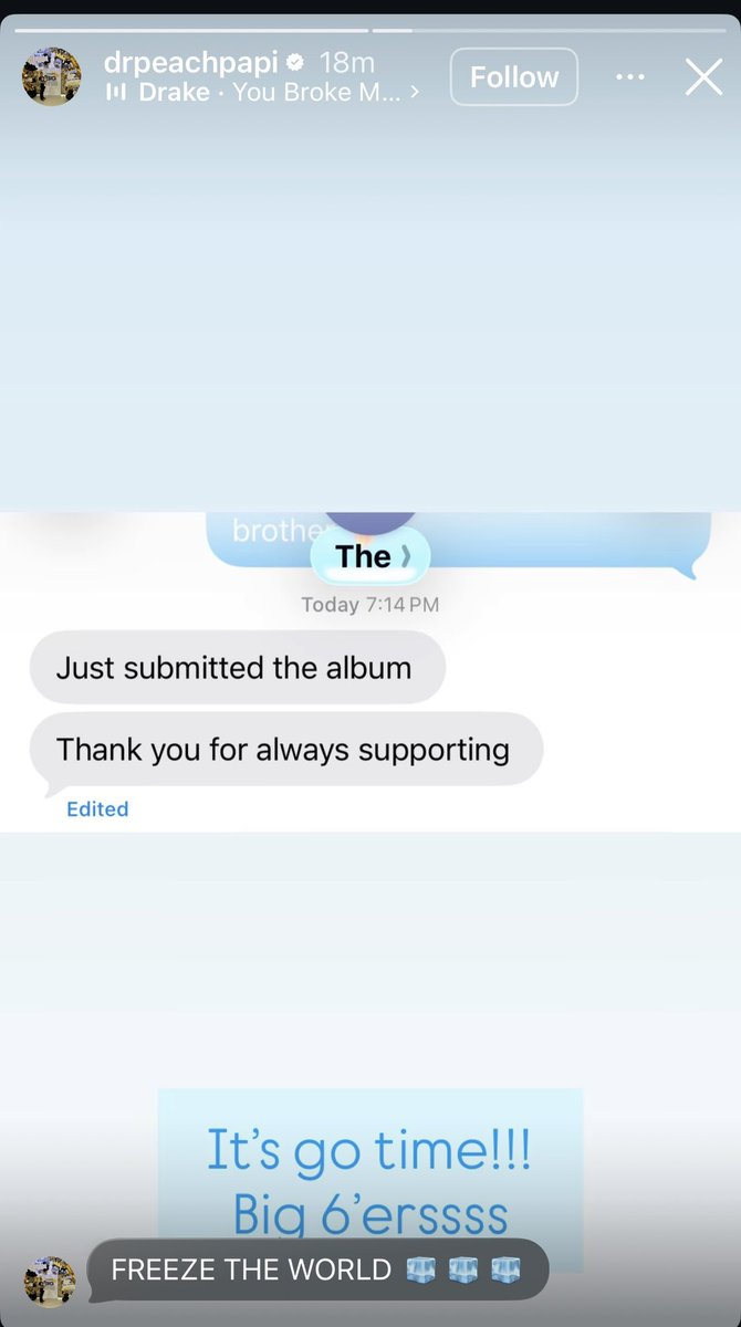 itsavibe's tweet photo. Drake just submitted his final version of the ICEMAN album, via text message with his friend popular Houston BBL surgeon Dr Jung📍 https://t.co/6L1b0xKdGV